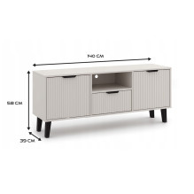 RTV SCANDI 2D1S SLIM CASMERE COLOUR