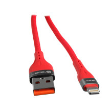 Tracer 47492 USB A - Lightning M / M 1 m kabelis, raudonas