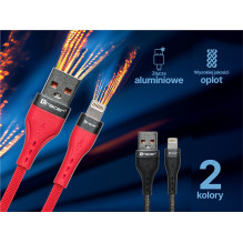 Tracer 47492 USB A - Lightning M / M 1m Cable Red