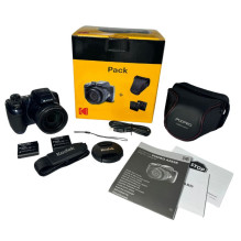 Kodak AZ528 Midnight Blue EU Plug + 2 Battery + Case