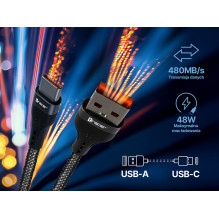 Tracer 47486 USB A - Lightning M / M 1m Cable Red
