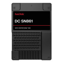 SSD, SANDISK, DC SN861, 1920 GB, PCI Express 5.0, NVMe Taip, Įrašymo greitis 3600 MB/s, Skaitymo greitis 13700 MB/s, U.2