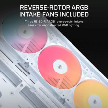 Corsair 4500X RS-R ARGB Tempered Glass Mid-Tower, White Midi Tower