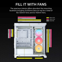 Corsair 4500X RS-R ARGB Tempered Glass Mid-Tower, White Midi Tower