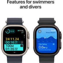 Apple Watch Ultra 2 GPS + Cellular 49mm Titanium Case / Blue Trail Loop M / L