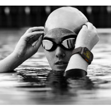 „Apple Watch Ultra 2 GPS + Cellular“, 49 mm, titano dėklas / mėlynas „Trail Loop“, M / L dydžio