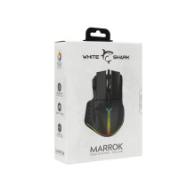 White Shark MARROK GM-9006 juodas RGB / 12.000 dpi