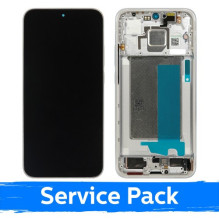 Ekranas skirtas Xiaomi Poco F7 5G su rėmeliu / Cyber Silver / (Service Pack)