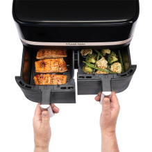 Russell Hobbs Air Fryer Dual 9 L Freestanding 2800 W Black