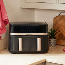 Russell Hobbs Air Fryer Dual 9 L Freestanding 2800 W Black