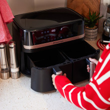 Russell Hobbs Air Fryer Dual 9 L Freestanding 2800 W Black