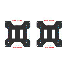 Esperanza ERW020 monitor mount / stand 68.6 cm (27") Desk Black