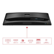 LCD monitorius, AOC, 60,5 cm (23,8 colio), 1920 x 1080 pikselių, „Full HD“, natūralus kraštinių santykis 16:9, LED, plok