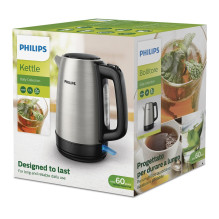 „Philips Daily Collection HD9350/90“ elektrinis virdulys, 1,7 l, 2200 W, nerūdijantis plienas