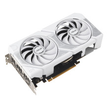Vaizdo plokštė, ASUS, NVIDIA, GeForce RTX 5060, 8 GB, GDDR7, 128 bitų, PCI Express 5.0, aktyvi, DUAL-RTX5060-O8G-WHITE