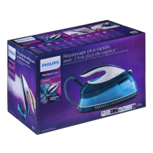 „Philips GC7840/20“ garų lyginimo stotelė, 2400 W, 1,5 l, „SteamGlide“ padas, mėlyna, balta „Philips GC7840/20“ garų lyginimo stotelė, 2400 W, 1,5 l, „SteamGlide“ padas, mėlyna, balta
