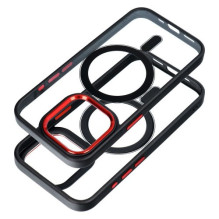 Dėklas "Color Edge Mag Cover" skirtas Samsung S942 S26 juodas / raudonas