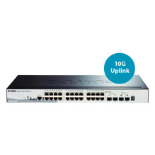 Tinklo Įranga - D-Link DGS-1510-28P / E 28-Port Gigabit Smart Managed Switch