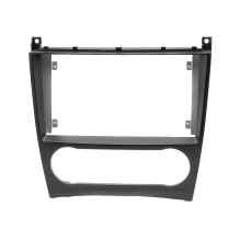 Ramka radiowa 9 cali Mercedes-Benz C W203 / CLC / CL 203 / CLK W209 czarna 381190-92-1