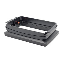 Ramka radiowa 9 cali Mercedes-Benz C, CLK, G, Vito, Viano 2000-2007 czarna 381190-91-1