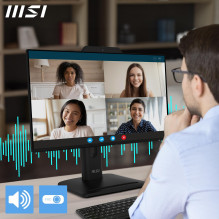 LCD monitorius, MSI, PRO MP242PMG, 23,8 colio, verslo klasės, IPS panelė, 1920x1080, 16:9, 120 Hz, 1 ms, garsiakalbiai, 