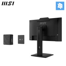 LCD monitorius, MSI, PRO MP242PMG, 23,8 colio, verslo klasės, IPS panelė, 1920x1080, 16:9, 120 Hz, 1 ms, garsiakalbiai, 