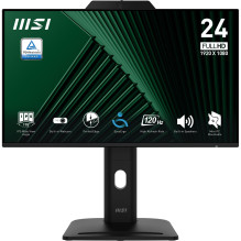 LCD monitorius, MSI, PRO MP242PMG, 23,8 colio, verslo klasės, IPS panelė, 1920x1080, 16:9, 120 Hz, 1 ms, garsiakalbiai, 