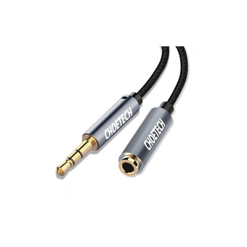 Audio cable CHOETECH 3.5mm, MF, 2m