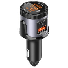 FM modulator for car BC72 (QC3.0 18W, PD3.0 30W, LED, hands-free)