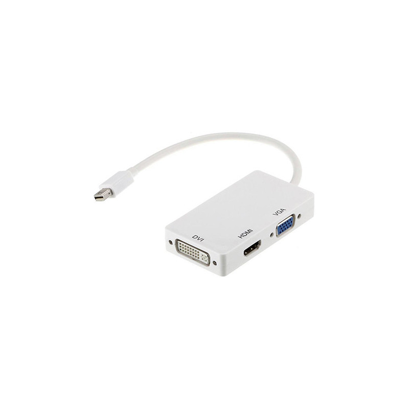 Adapter mini DisplayPort to HDMI, DVI, VGA