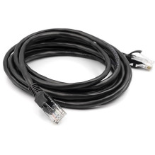 Cable Cat5E UTP, 3m, black