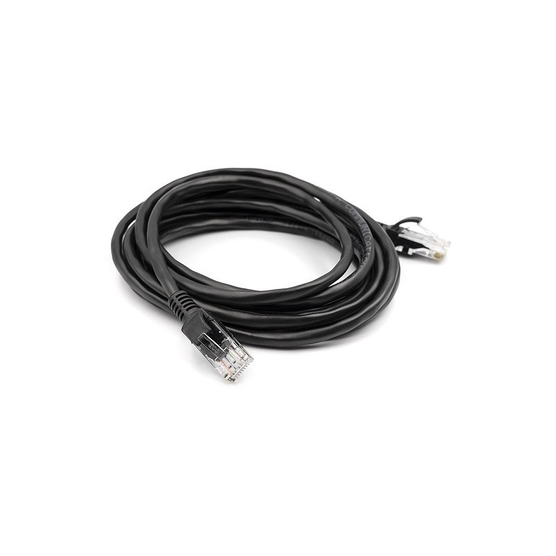 Kabelis Cat5E UTP, 3m, juodas