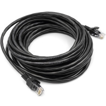 Kabelis Cat5E UTP, 7.5m, juodas