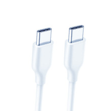 Cable Type-C - Type-C (in bag, white, 1.8m)