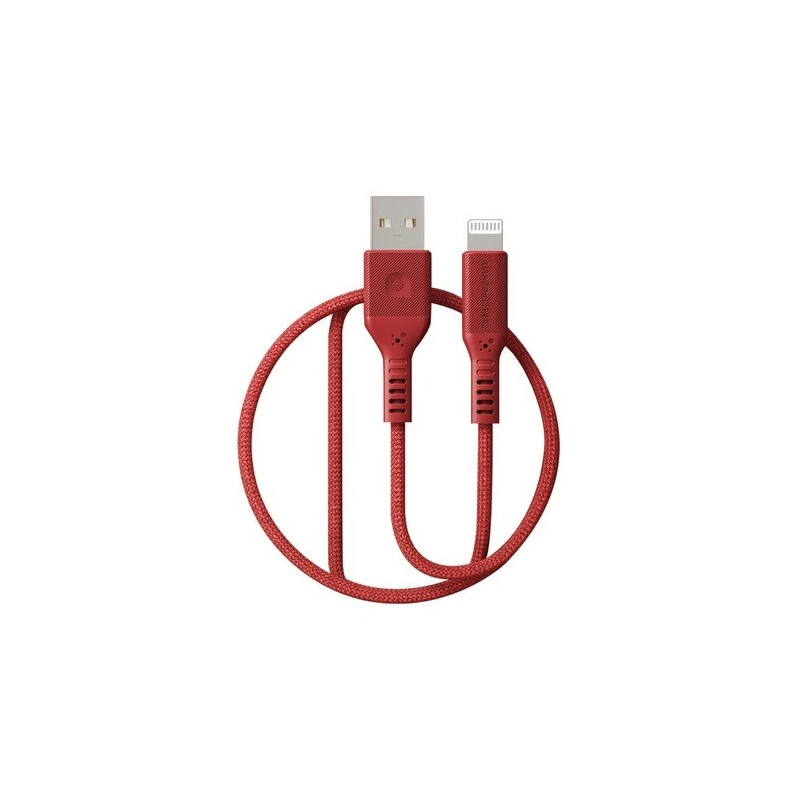 Premium MFI certified cable USB - Lightning (red, 1.2m)