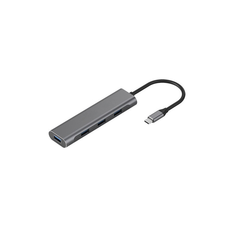 Adapteris USB Type-C - 4 x USB 3.0