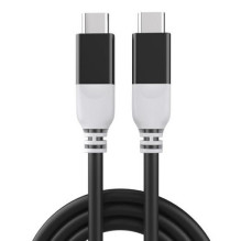 Cable USB-C - USB-C, PD100W, 40Gbps, USB4 (black, 3m)