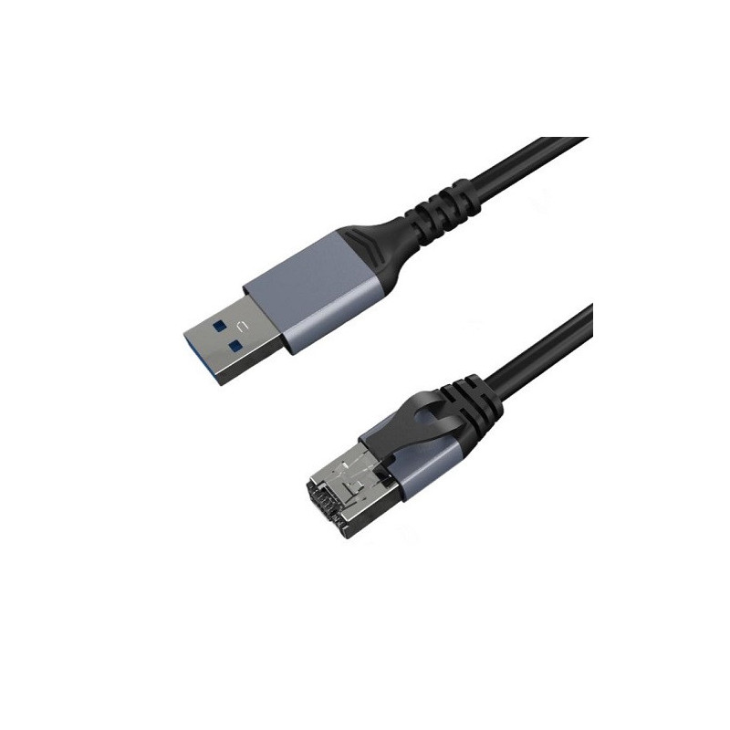 Interneto kabelis CAT6 UTP, USB3.0 Type-A - RJ45, 5m