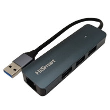 Adapteris USB-A - 3x USB...