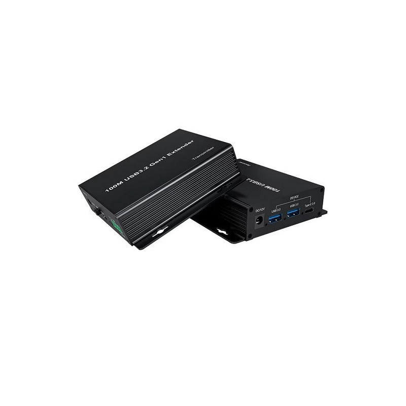 USB3.2 Gen1 extender up to 100m, 2xUSB-A, 2xUSB-C