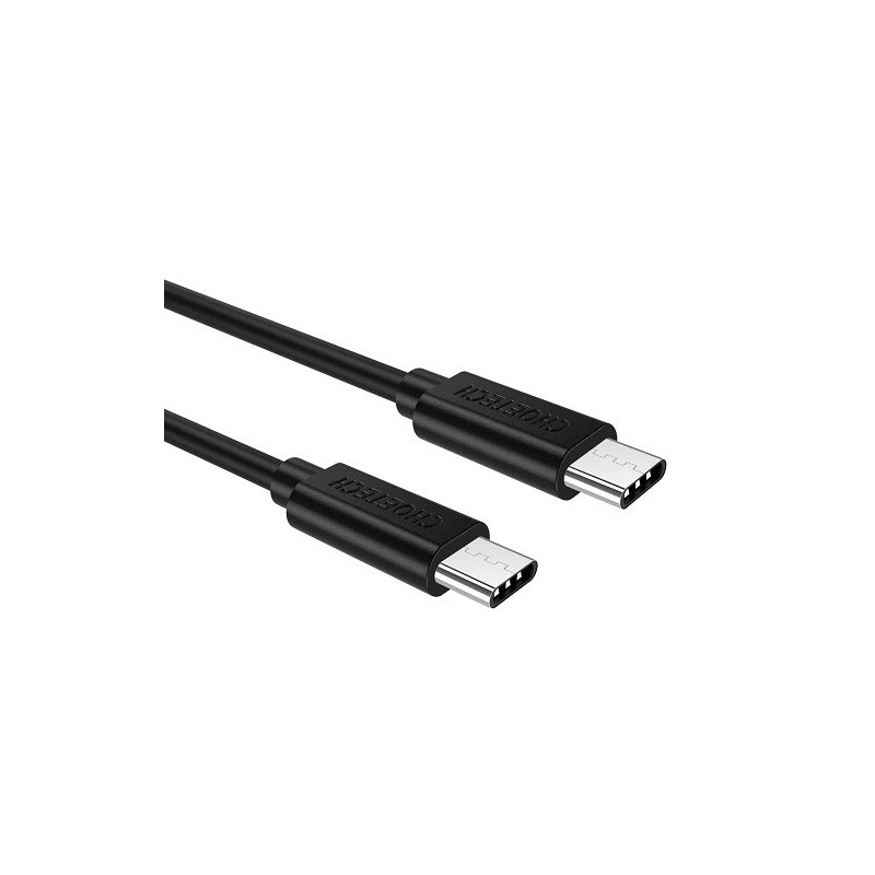 Cable CHOETECH Type-C - Type-C, PD20W, black, 3m