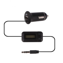 USB charger + FM modulator for car (12V, 24V)