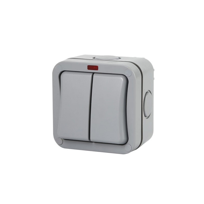 Overhead switch 2 channels, IP66, EU