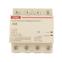 Voltage protection relay, 3P+N, 63A, 230V, with reset function