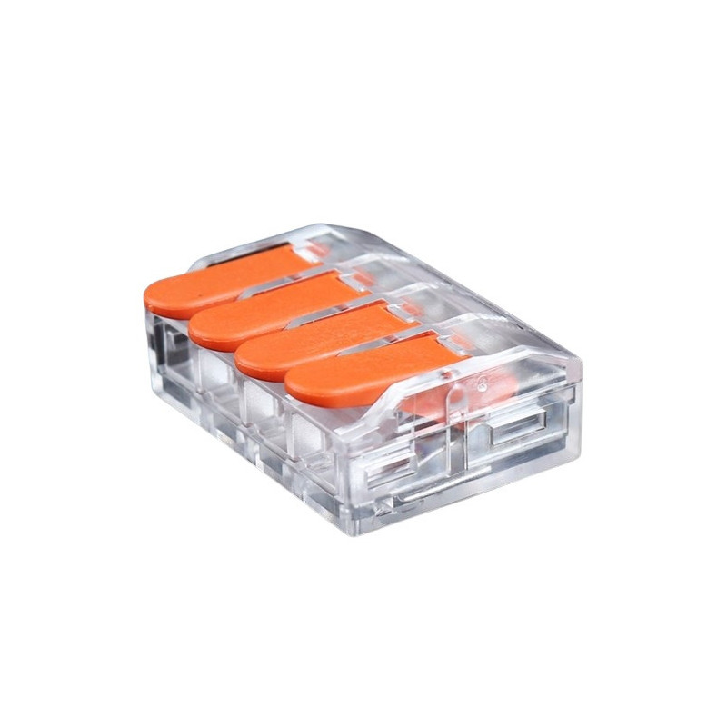 Universal crimp wire connector, 4x 0.5-6.0mm², 41A, 450V, 20pcs.