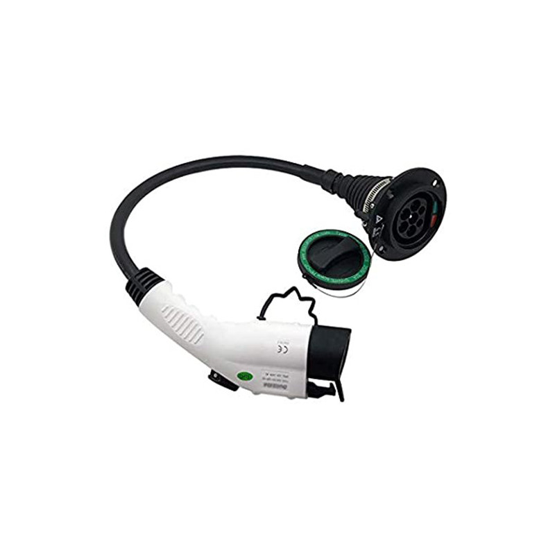 Electric vehicle adapter Duosida, Type 1 (Female) - Type 2 (Male)