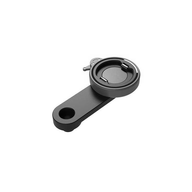 Phone holder for bicycle, motorcycle, mounted on the frame (screw M8), black