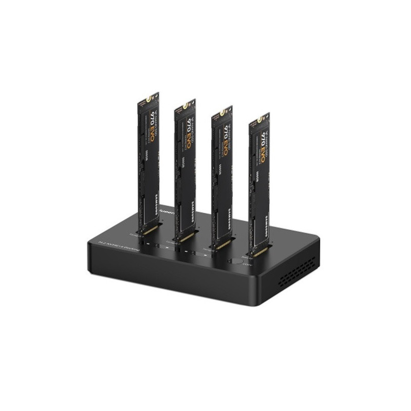Premium Docking Station 4x M.2 NVME SSD, iki 10Gbps / SSD
