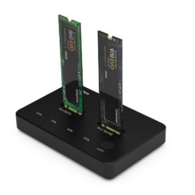 Docking Station 2x M.2 NVME+SATA SSD up to 10Gbps