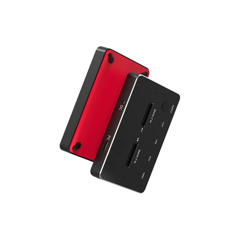 Docking Station 2x M.2 SATA / NVME SSD iki 10Gbps
